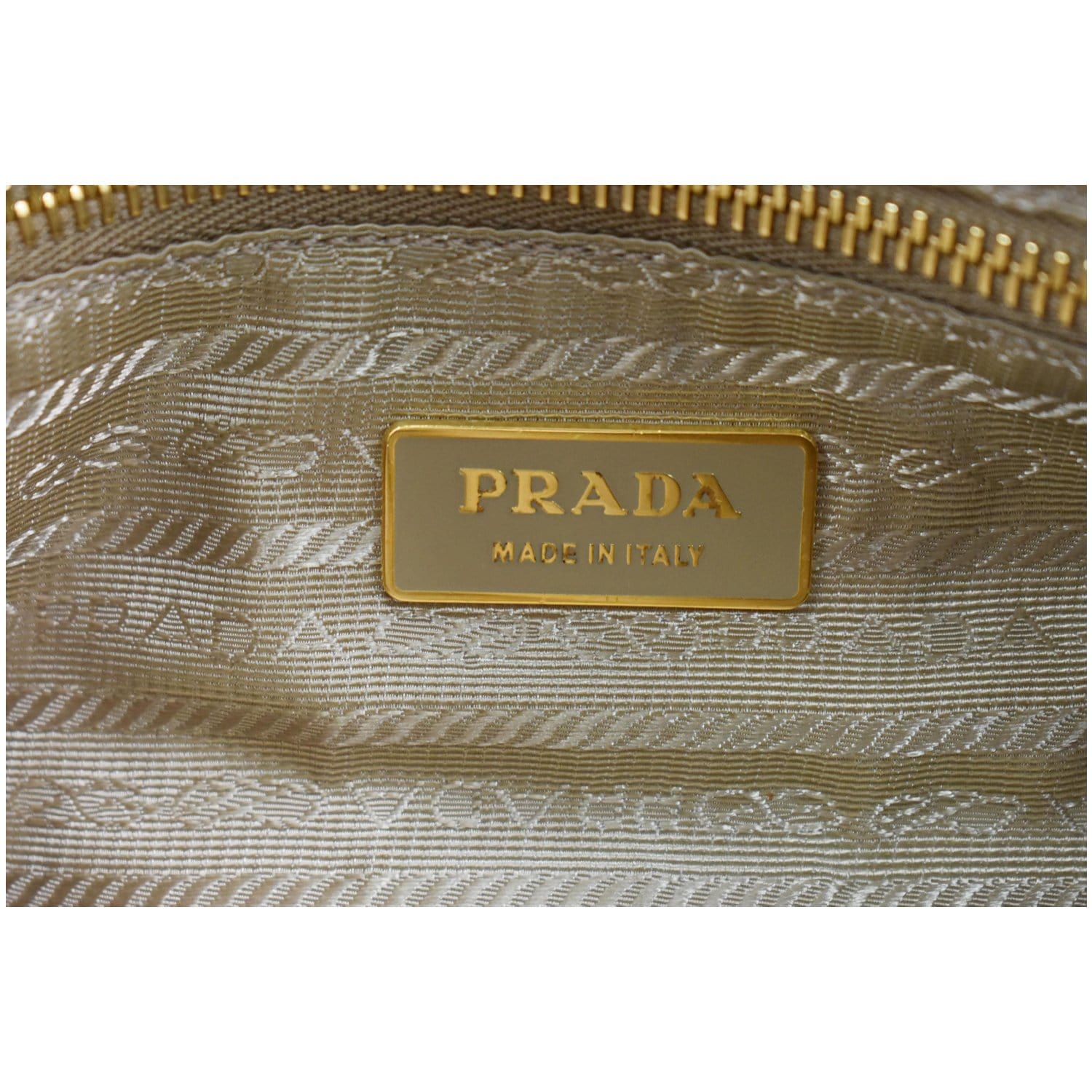 Prada Perforated Leather Wristlet Clutch Bag