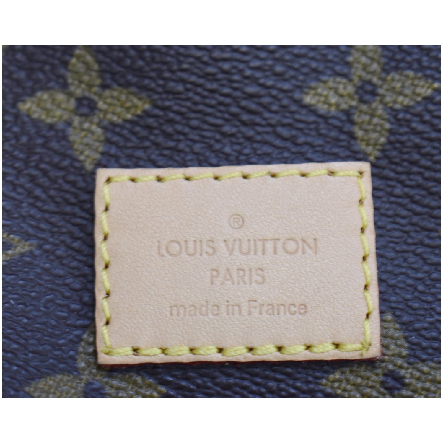 Louis Vuitton Brown, Pattern Print Monogram Saumur 25