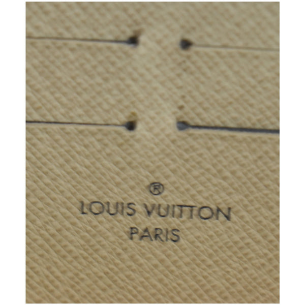 LOUIS VUITTON Damier Azur Zippy Long Wallet White