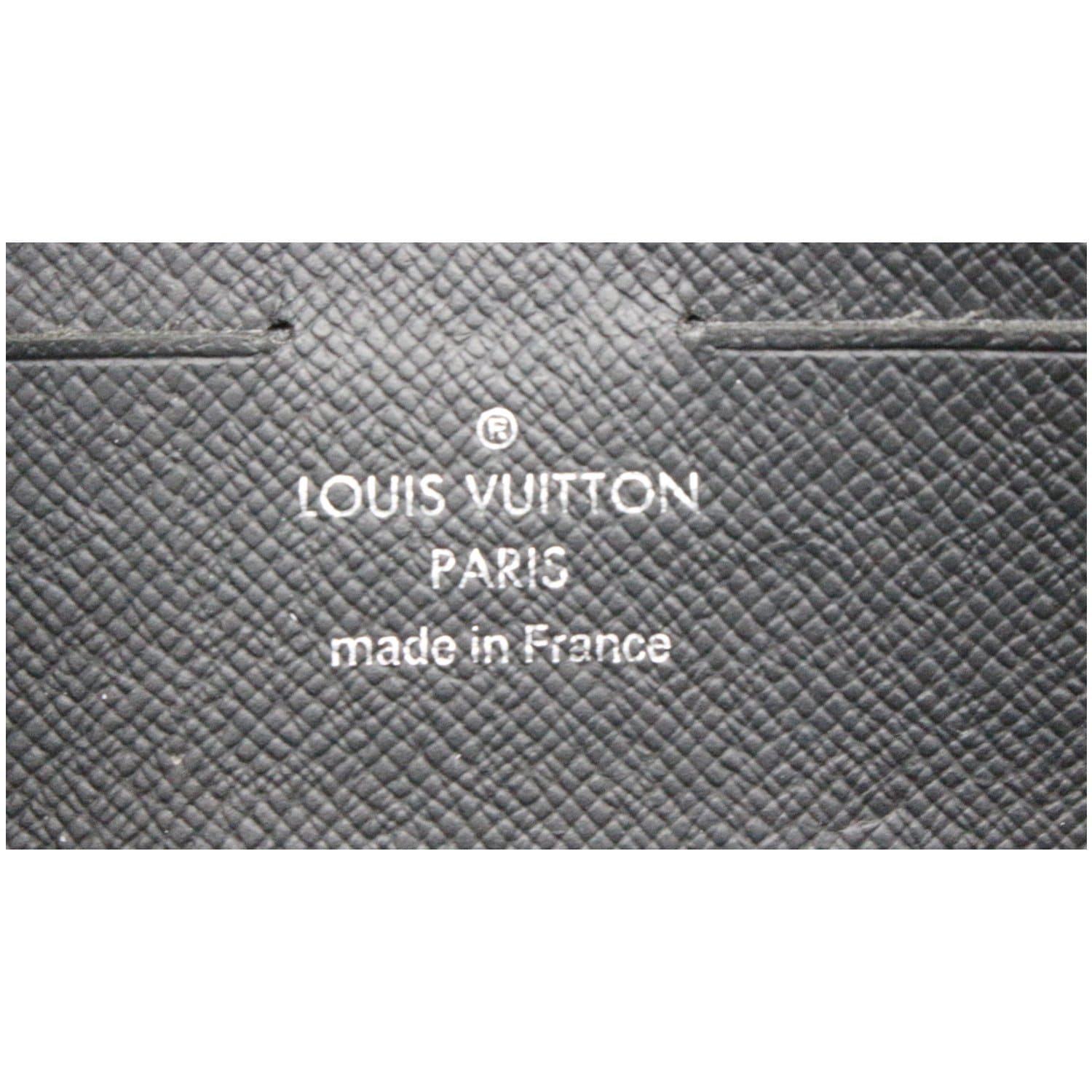 LOUIS VUITTON Damier Graphite Alpha Triple Pouch Clutch Bag N60255
