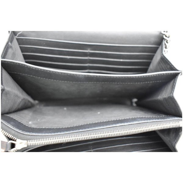 GUCCI Dionysus Mini Velvet GG Monogram Chain Wallet Dark Blue 401231