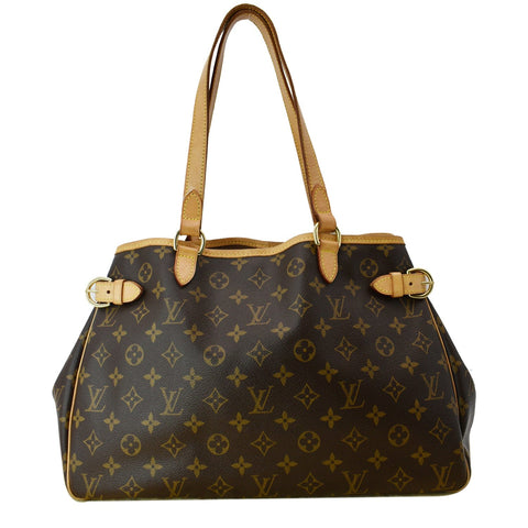 LOUIS VUITTON Batignolles Horizontal Monogram Canvas Shoulder Bag Brown