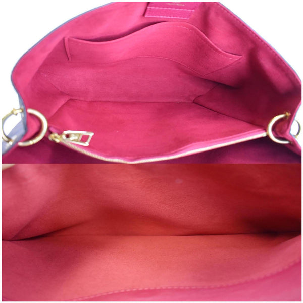 LOUIS VUITTON LV Riverside Damier Ebene Shoulder Bag Red