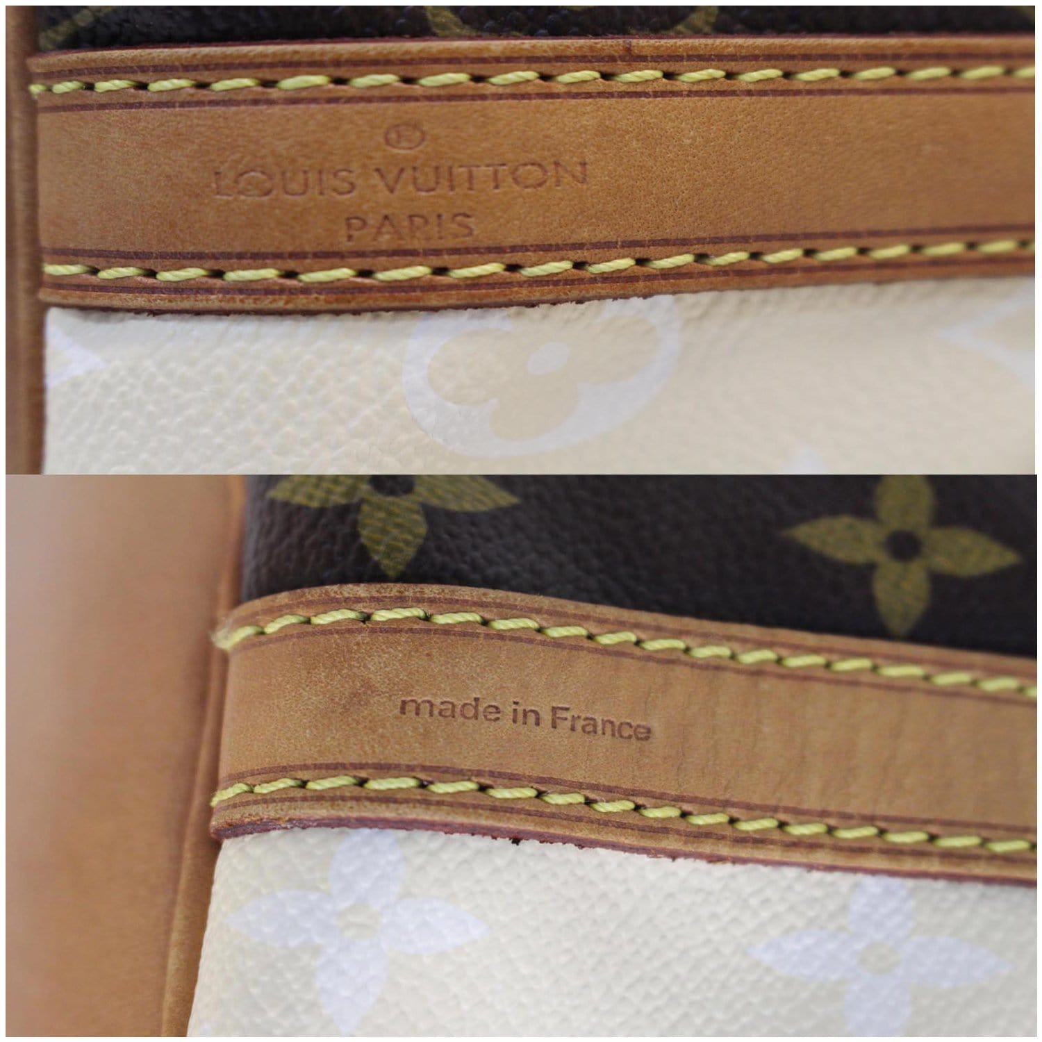 Louis Vuitton Petite Noe Drawstring Bag Monogram Rayures M40564