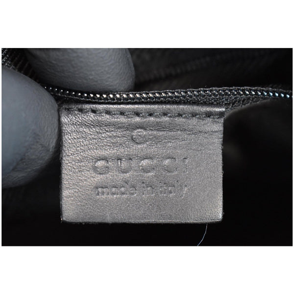 Gucci Micro GG Top Handle Leather Tote Made in Italy