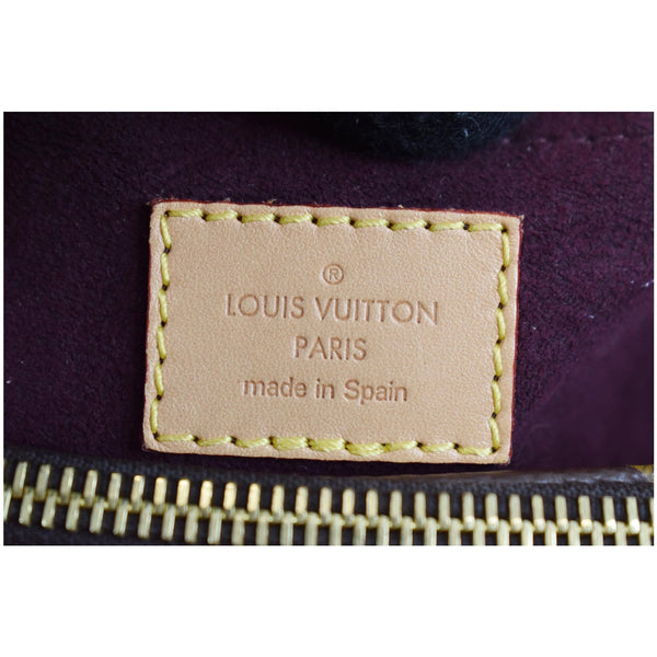 LOUIS VUITTON Montaigne MM Monogram Canvas Shoulder Bag Brown