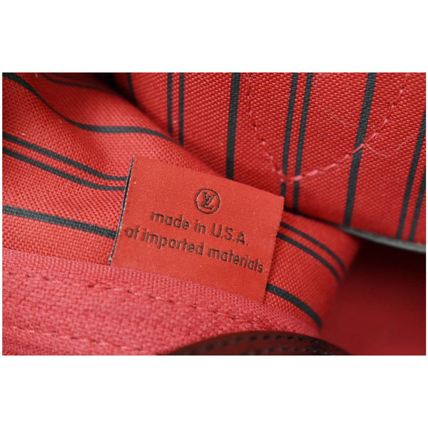 Louis Vuitton Neverfull MM Damier Ebene Tote Bag - made in USA