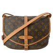 LOUIS VUITTON Saumur 30 Monogram Canvas Crossbody Bag Brown