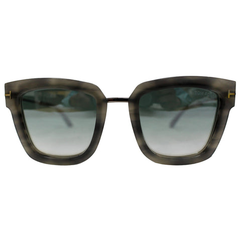 TOM FORD FT0573 55X 52 Lara-02 Sunglasses Blue Mirrored Lens