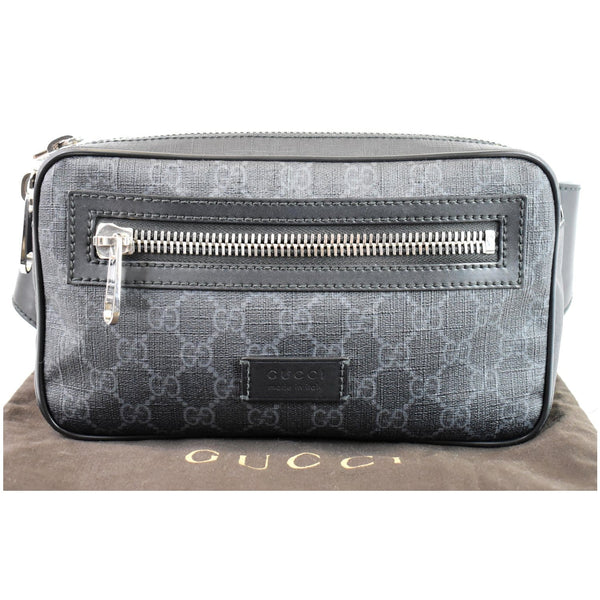 Gucci GG Supreme Belt Bumbag Bag zip pocket