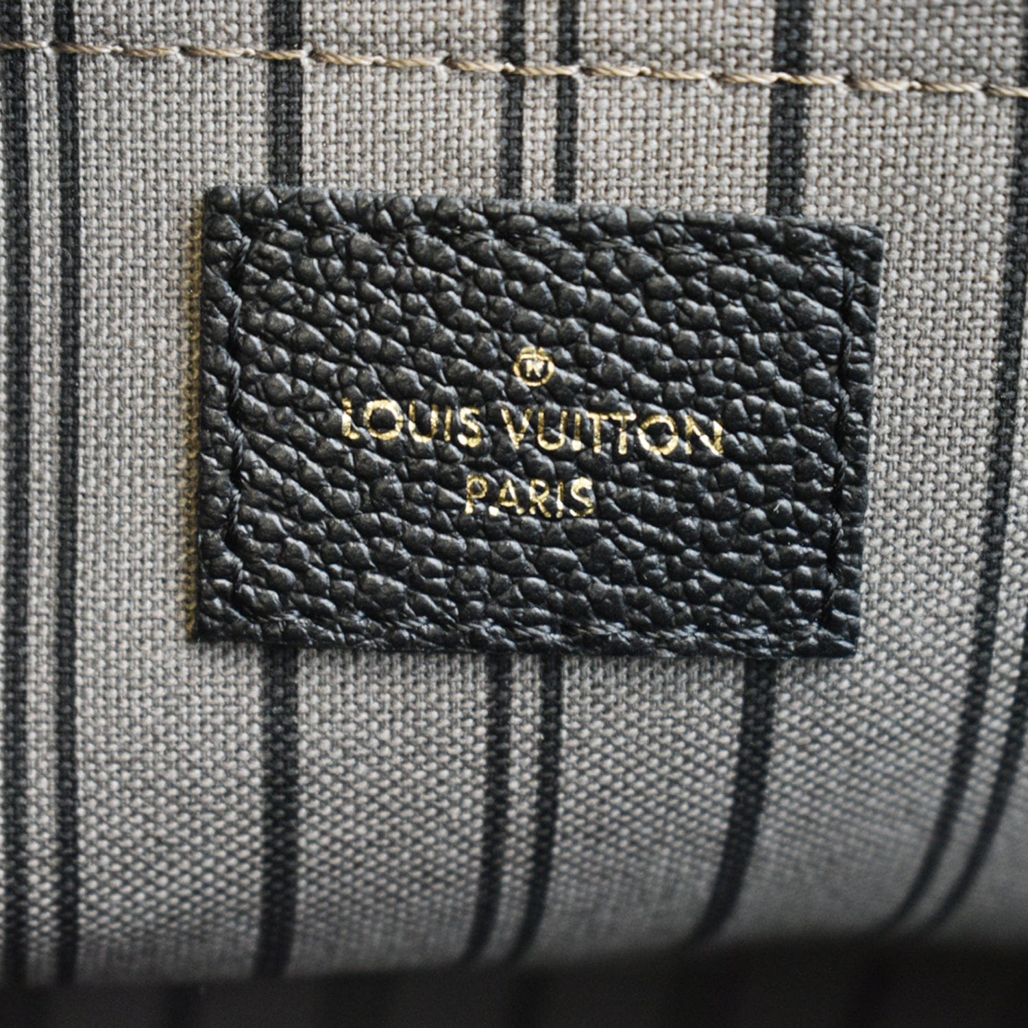 Louis Vuitton Black Monogram Empreinte Montaigne GM at Jill's