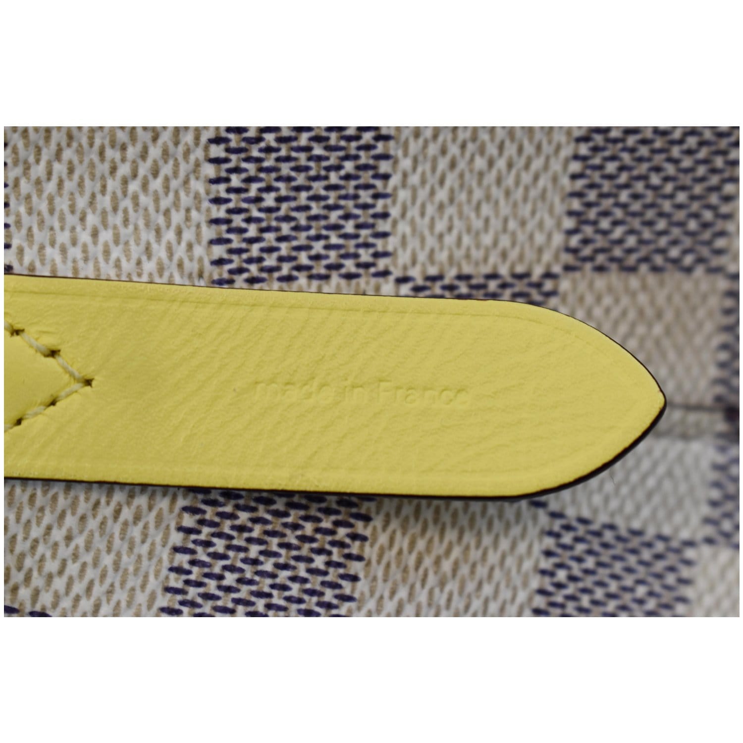 Louis Vuitton Neonoe N40151 Damier Azur Pineapple Yellow Shoulder