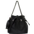LOUIS VUITTON Bella Mahina Calf Leather Crossbody Bag Black