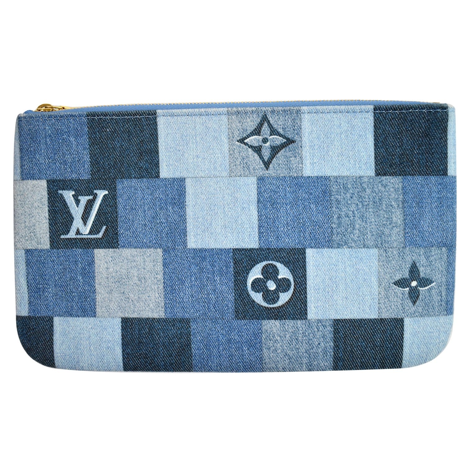 Memes Treasures Sales and Authentication Service - Just in! New arrival. Louis  Vuitton Bleu Denim Epi Neverfull MM w/ Wristlet Pouch   neverfull-mm-w-wristlet-pouch/