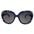 CHRISTIAN DIOR TIEDY1/S 098M/EU Flower Blue Sunglasses Grey Lens