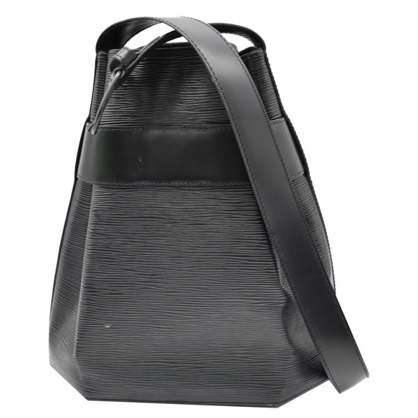 LOUIS VUITTON Sac D'Epaule PM Epi Leather Bucket Bag Black