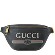 GUCCI Print Grained Calfskin Leather Belt Bag Black | DDH