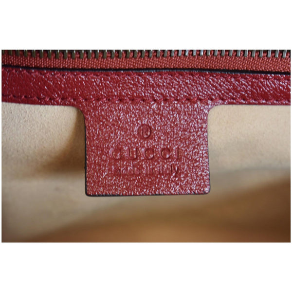 GUCCI GG Marmont Small Bamboo Leather Shoulder Bag Black 602270