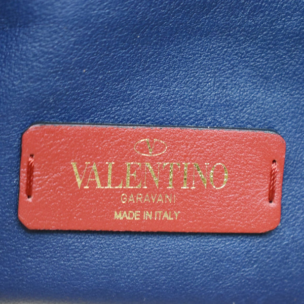 Valentino Garavani Rockstud Chevron Print Leather Bag