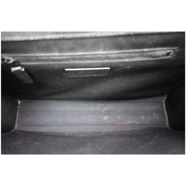 Yves Saint Laurent Envelope Large Grain De Poudre Bag inside