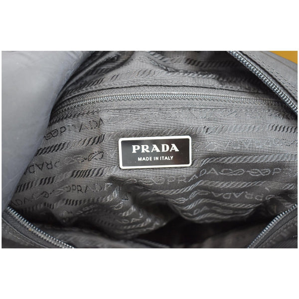 PRADA Vela Nylon Messenger Bag Black