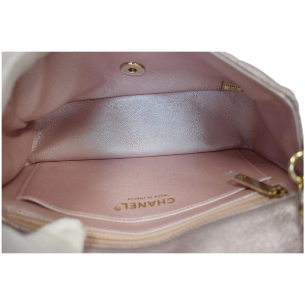 Chanel Mini Rectangular Flap Goatskin Leather Shoulder Bag - inside preview | DDH