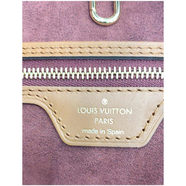 Lv Neverfull MM Jacquard Leather Bag made in Spain