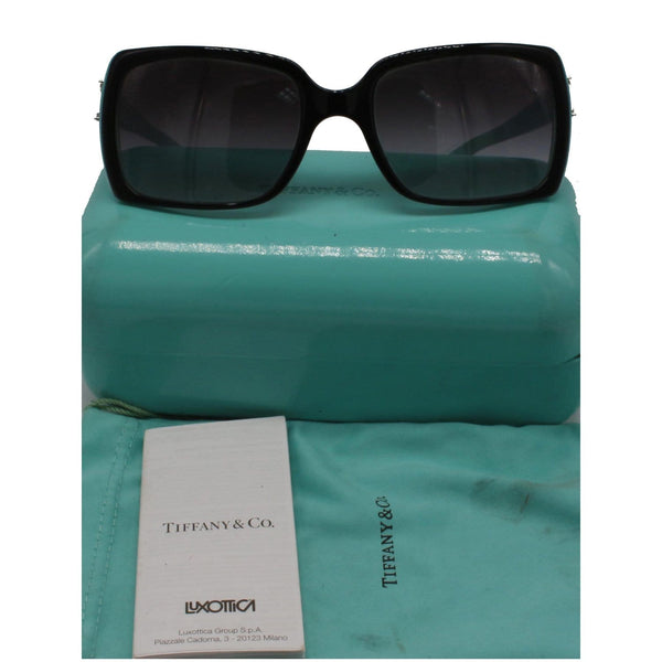 TIFFANY & CO. TF 4047-B Black on Blue Sunglasses Gray Gradient Lens