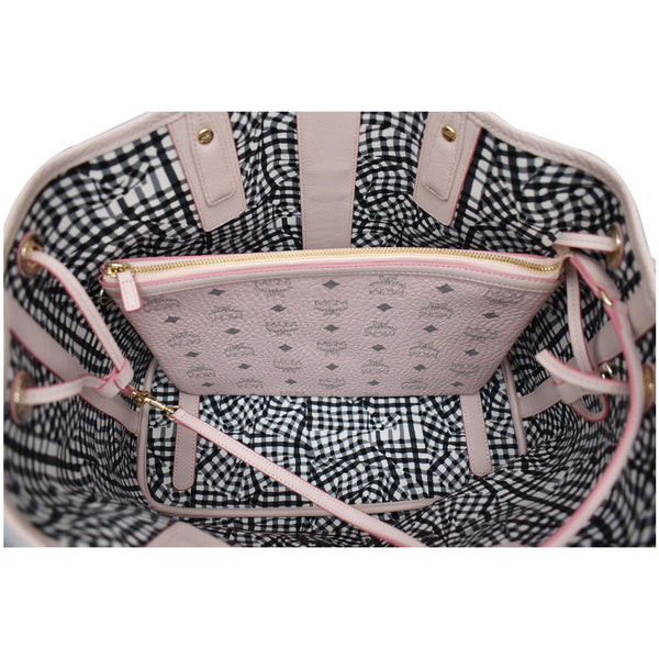 MCM Reversible Liz Medium Visetos Canvas Shopper Tote Bag