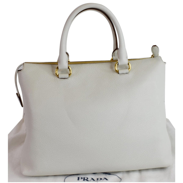 Prada Vitello Daino Pebbled Leather top handles Bag