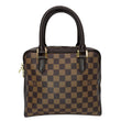 LOUIS VUITTON Brera Damier Ebene Satchel Bag Brown