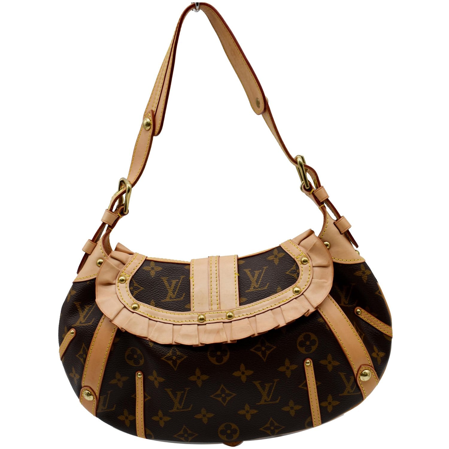  Louis Vuitton M92398 Leonor Monogram Multi Shoulder Bag,  Monogram Multi-Color Canvas, Women's, Used, Nominal Color: Brond :  Clothing, Shoes & Jewelry