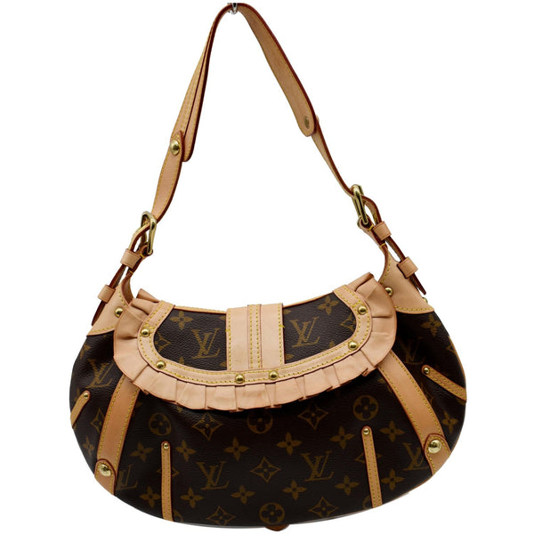 LOUIS VUITTON Leonor Limited Edition Monogram Canvas Shoulder Bag Brown