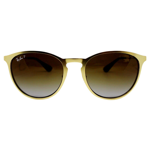 Ray-Ban RB3539 112/T5 Erika Gold Sunglasses Brown Gradient Lens