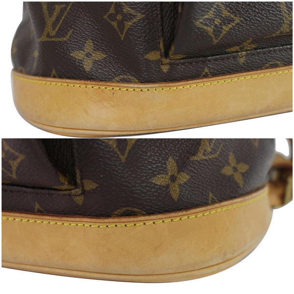 Louis Vuitton Montsouris GM Monogram Canvas Backpack - seams  close