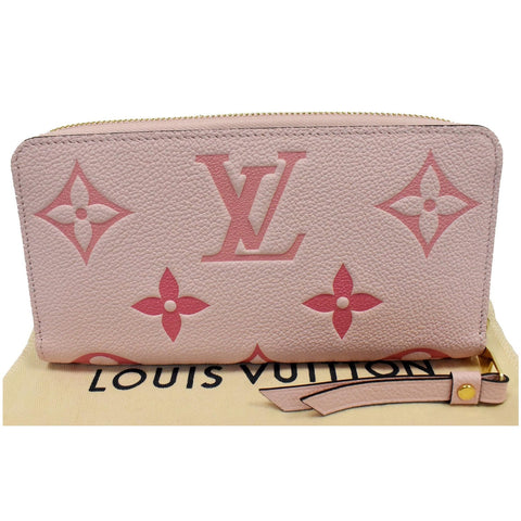 LOUIS VUITTON Empreinte Monogram By The Pool Zippy Wallet Rose Pink