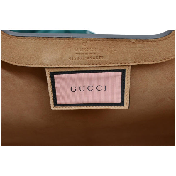 GUCCI Ghost Real Large XL Calfskin Leather Tote Bag Black 415883