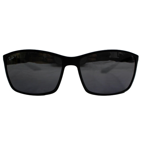 RAY-BAN RB4179 601S/82 Liteforce Sunglasses Silver Mirror Polarized Lens