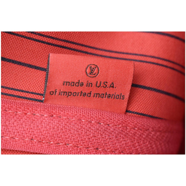 LOUIS VUITTON Neverfull MM Damier Ebene Tote Bag Brown