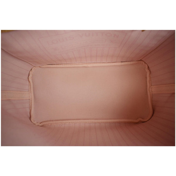 Louis Vuitton Neverfull MM Damier Azur Shoulder Bag interior
