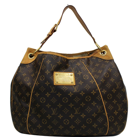 LOUIS VUITTON Galliera GM Monogram Canvas Shoulder Bag Brown