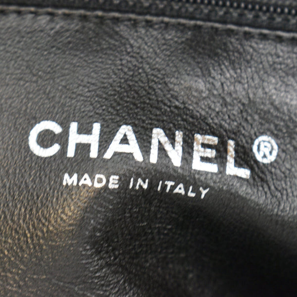 CHANEL Timeless Caviar Quilted Leather Clutch Black