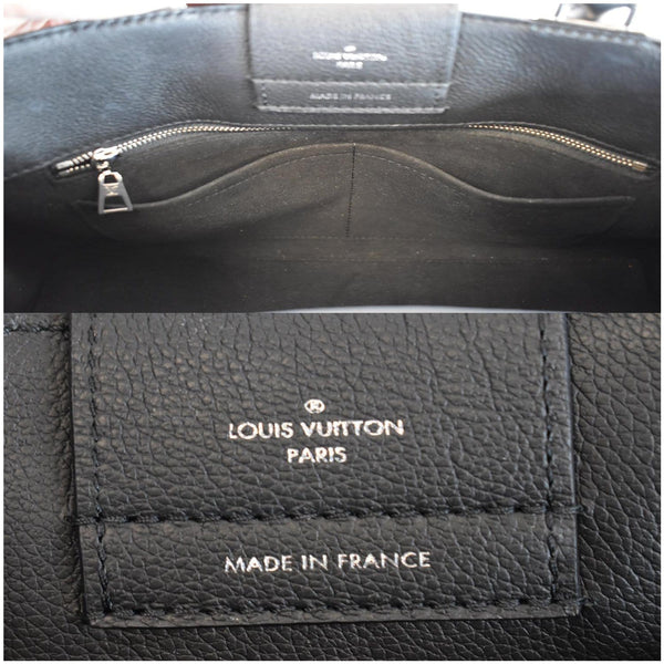 LOUIS VUITTON Lockme Day Grained Calf 2way Shoulder Bag Black