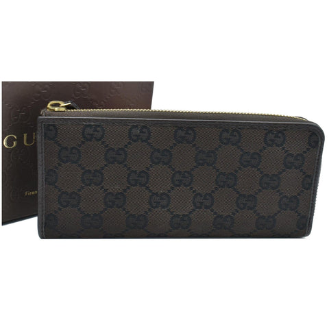 Gucci GG Canvas Zip Around Wallet - Used Luxury For Sale