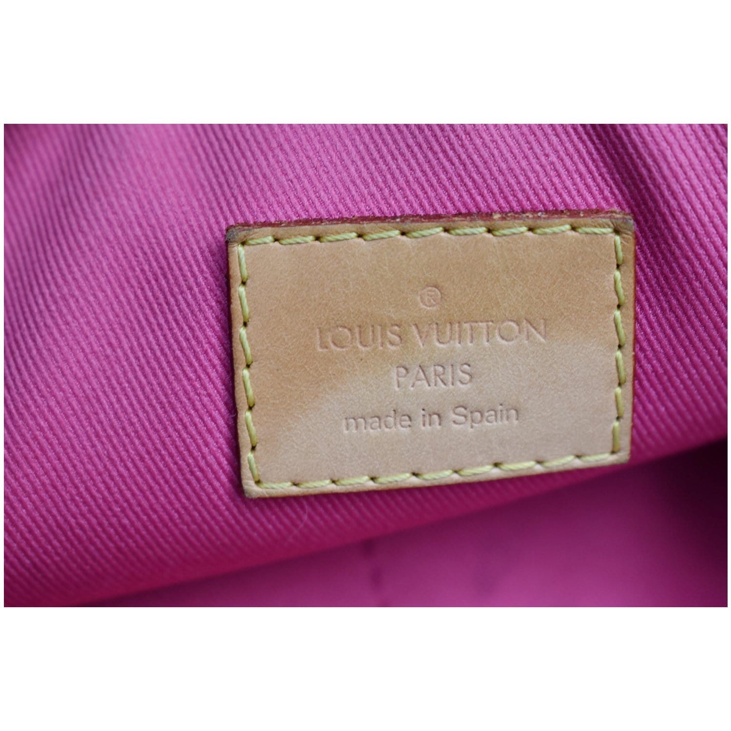 LOUIS VUITTON M44053 Loretta Shoulder Bag Brown/pink/yellow Monogram  canva