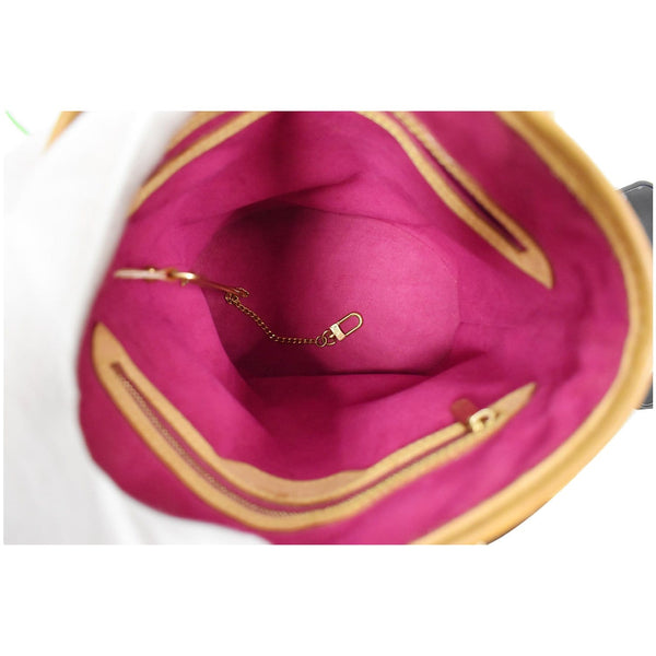 LOUIS VUITTON Fringe Bucket Monogram Multicolor Shoulder Bag White