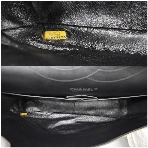 CHANEL 2.55 Reissue Aged Calfskin Leather Shoulder Bag Metallic Gold