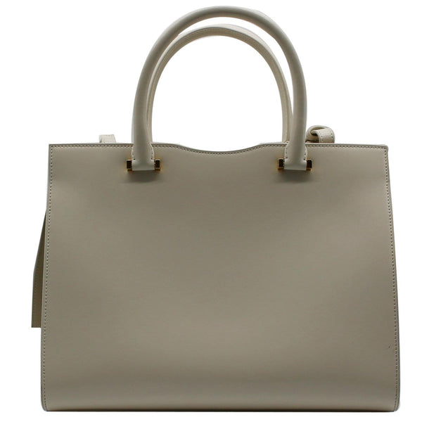 Yves Saint Laurent Uptown Medium Leather Tote Bag﻿ handles