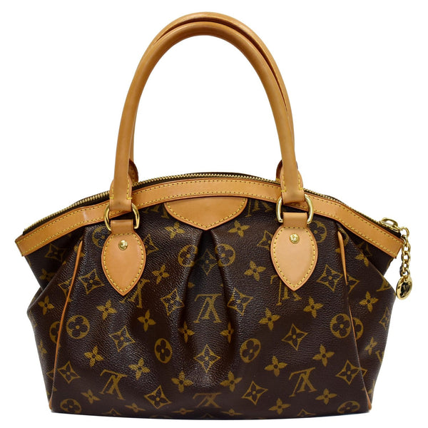 LOUIS VUITTON Tivoli GM Monogram Canvas Satchel Bag Brown