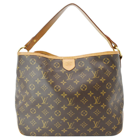 LOUIS VUITTON Delightful PM Monogram Canvas Shoulder Bag Brown
